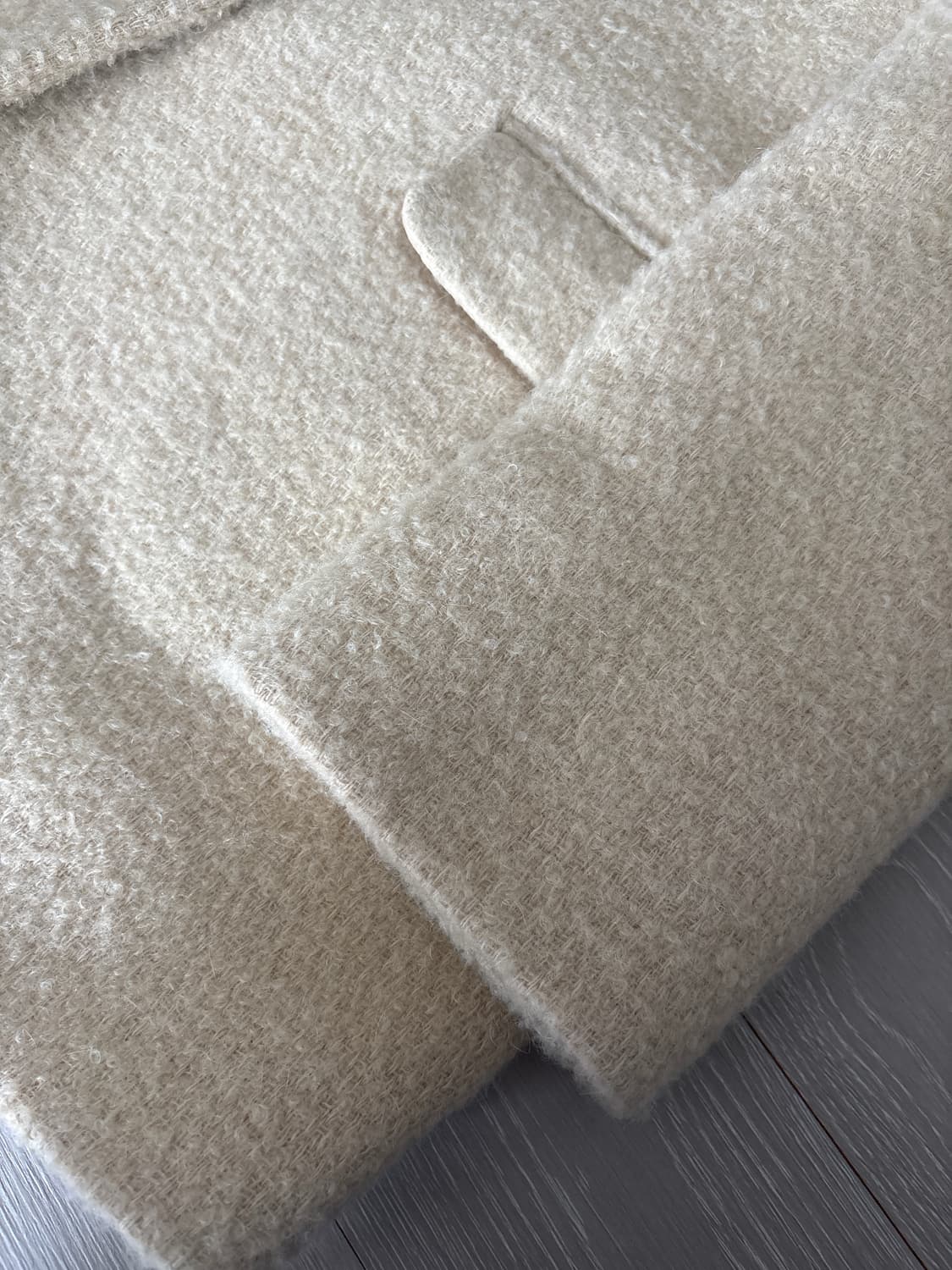 레터 letter 테디 코트 상품이미지3