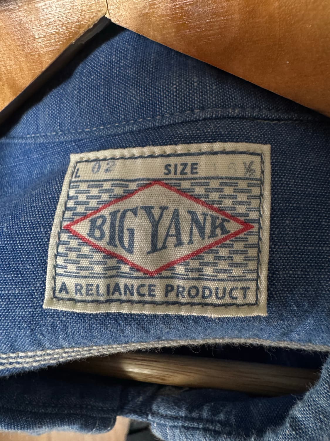 빅얀크 샴브레이 셔츠 BIGYANK 16.5 (XL) 105 상품이미지3