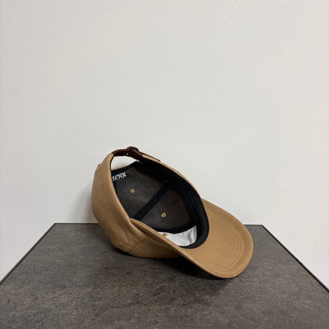 (OS) 슈프림 S로고 볼캡 모자 라탄 탄 베이지 상품이미지7