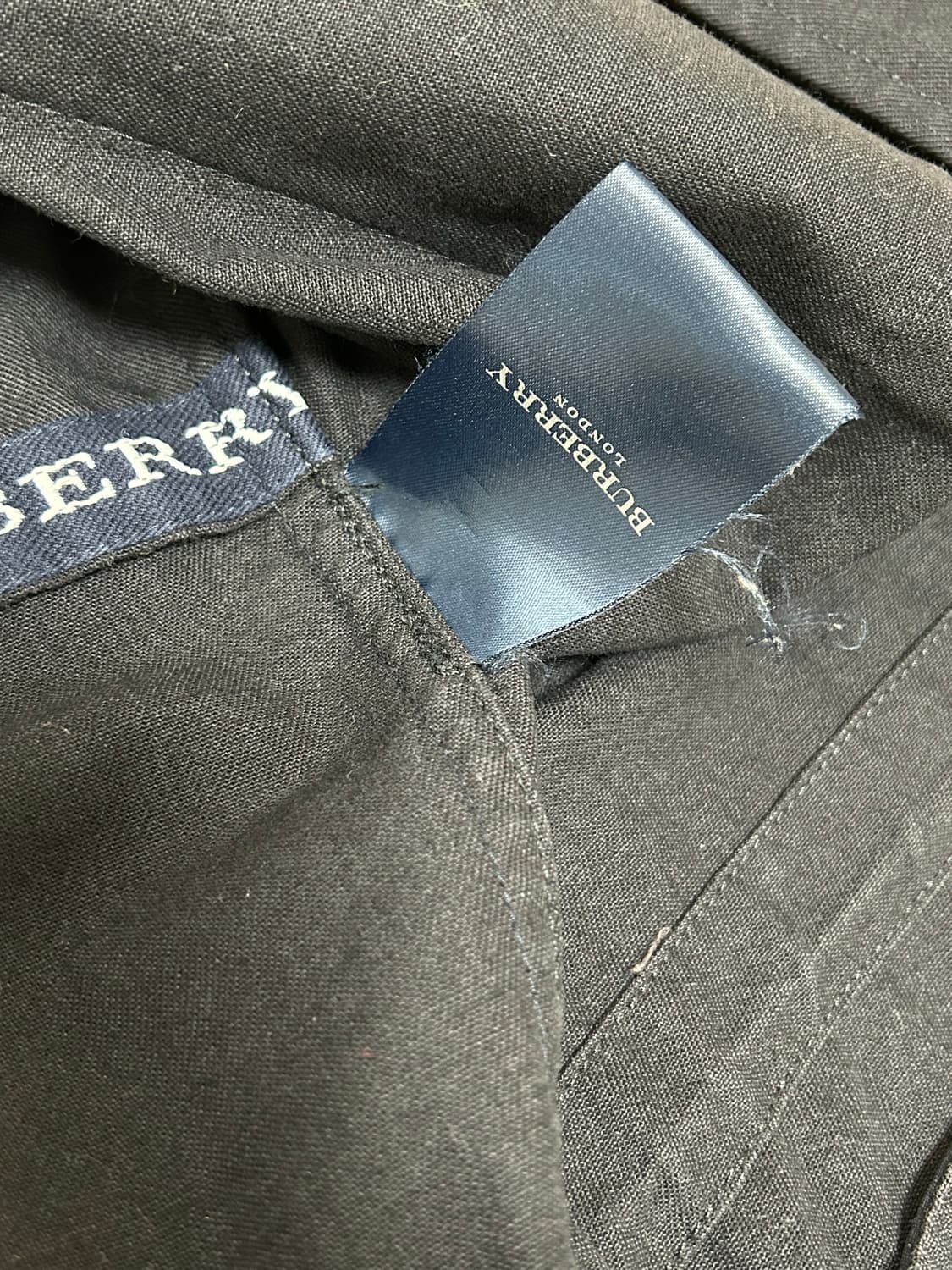 버버리 런던 빈티지 블랙 헌팅 자켓 상품이미지9