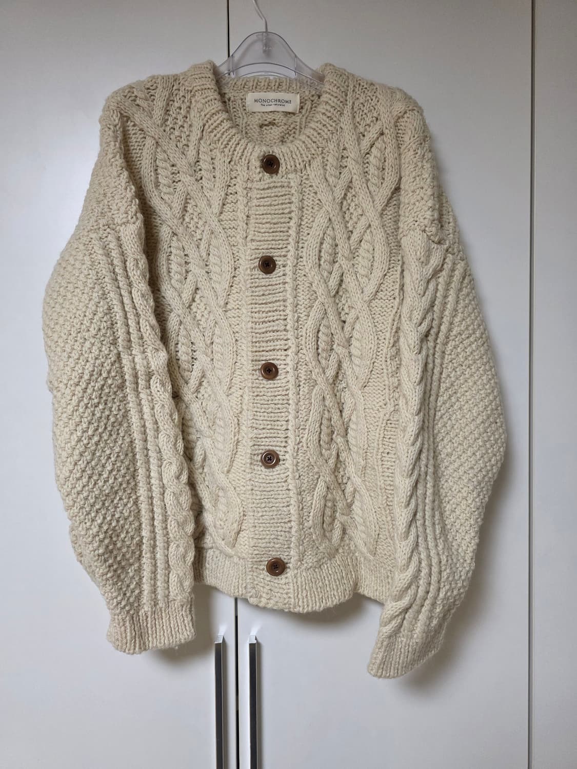 모노크롬 트위스트 가디건 상품이미지6