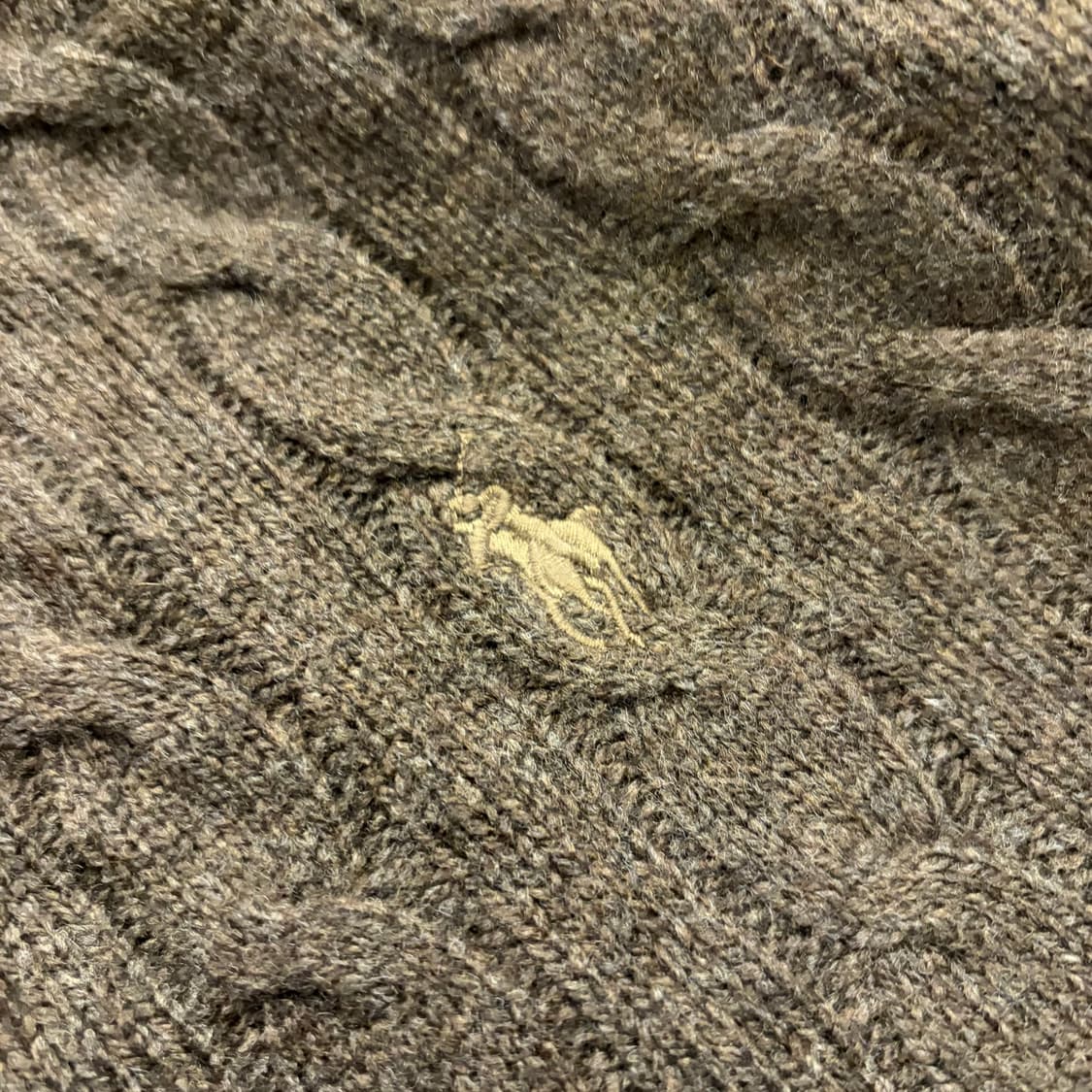 [XS] 폴로 랄프로렌 신형큐알 울 캐시미어 브라운 니트 B916 상품이미지4