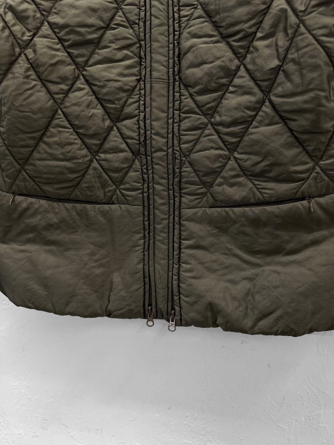 t.b 더블지퍼 퀄팅 경량패딩 상품이미지3