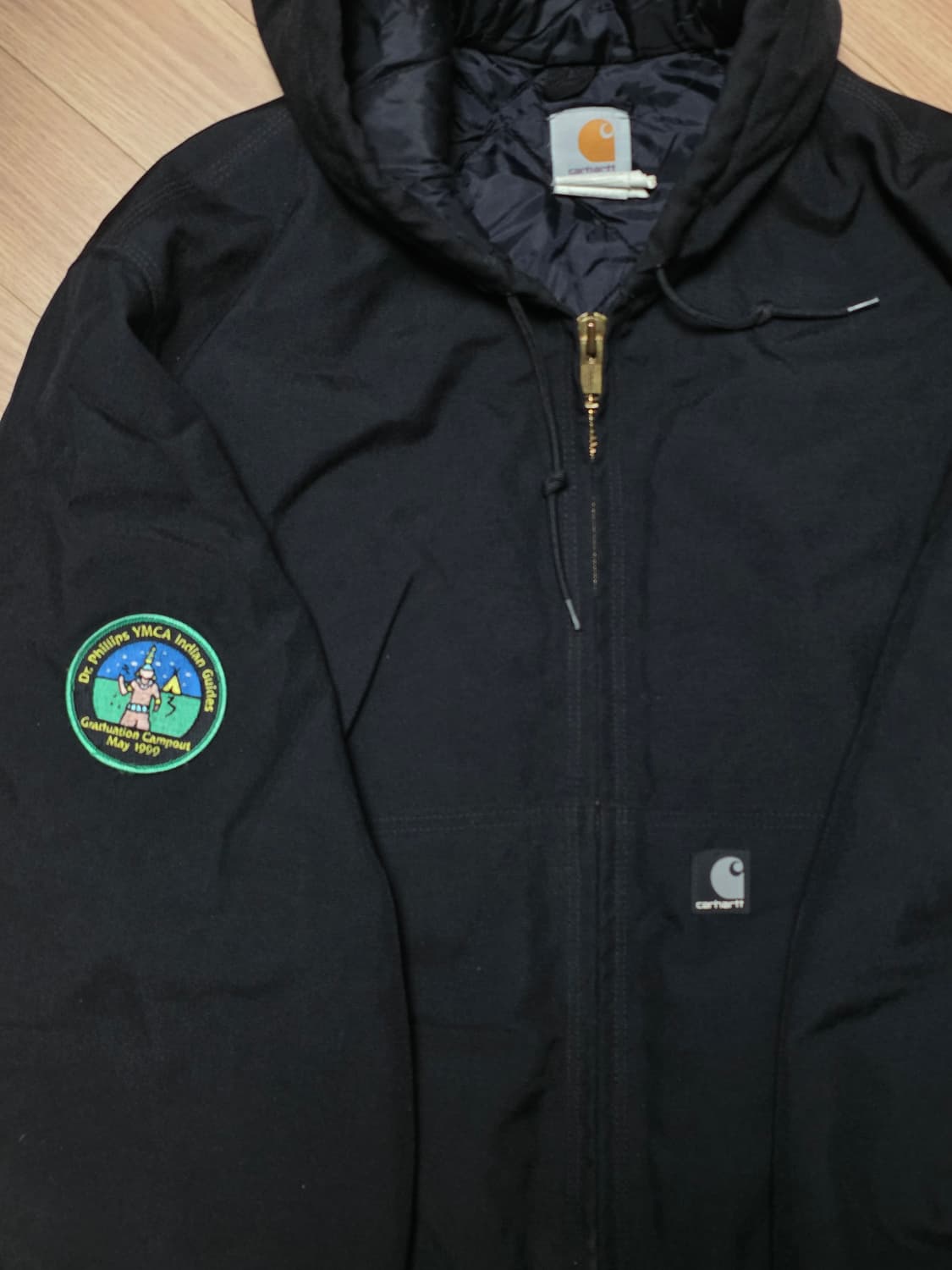 105) 90년 멕시코 생산 칼하트 J133 BLK (희귀) 상품이미지2