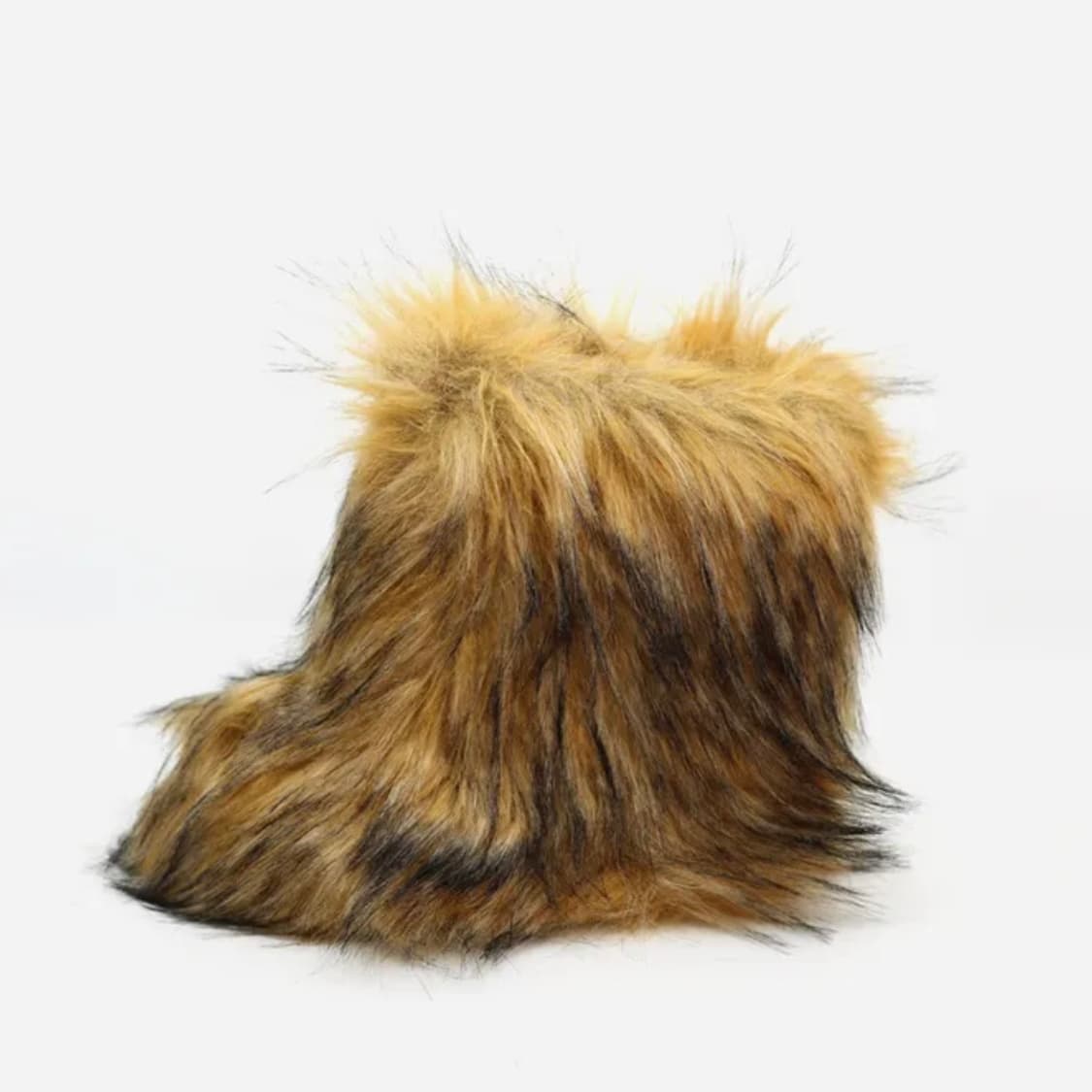 새상품) Y2K 퍼부츠 털부츠 갈색 브라운 부츠 상품이미지1