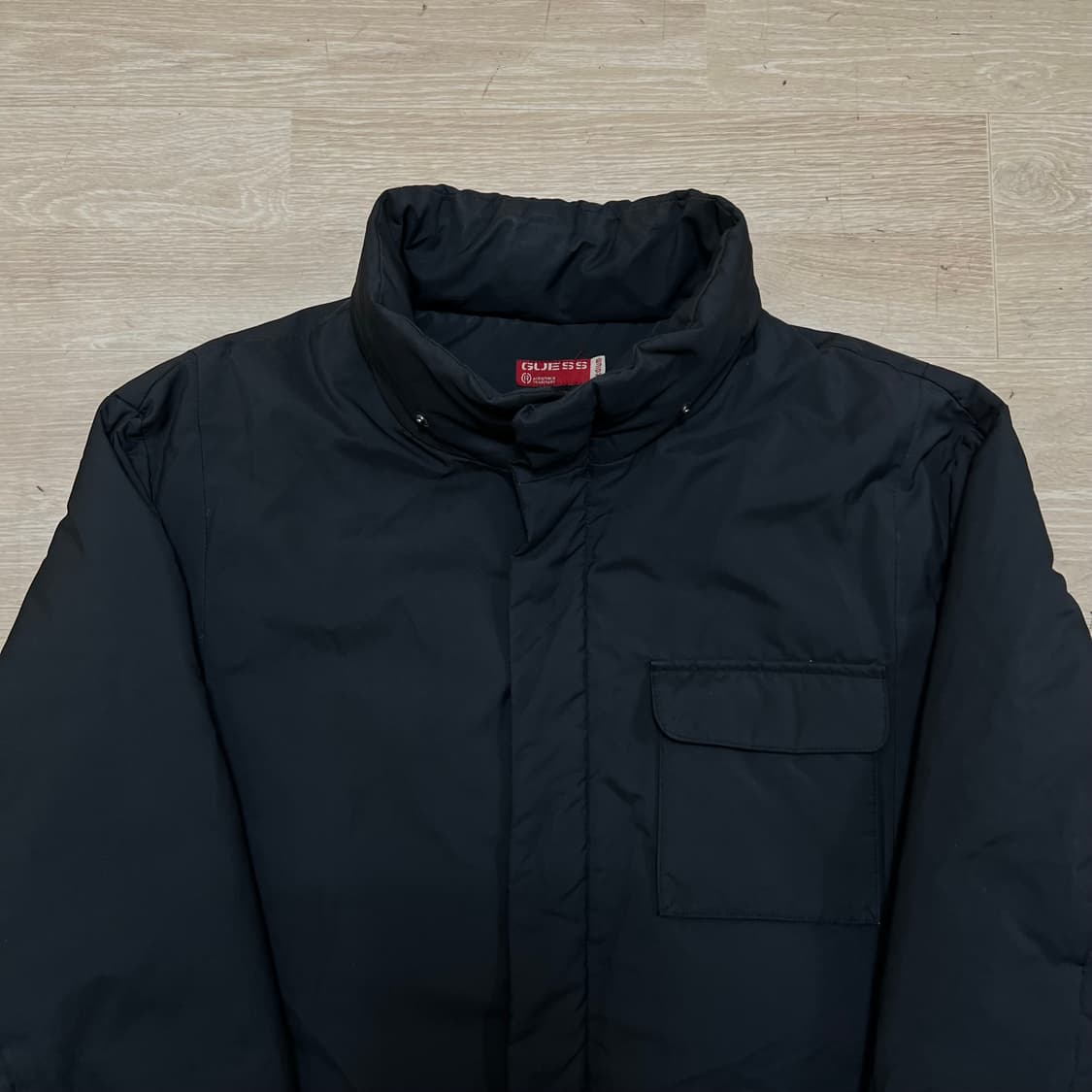 게스 USA 숏 돕바 패딩 점퍼 [블랙] L/100 상품이미지2