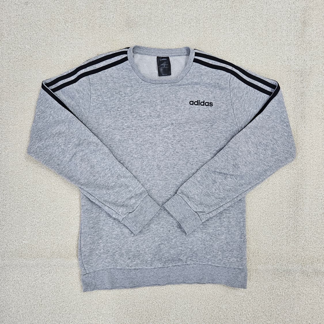 [M] 아디다스 블랙트랙 그레이 맨투맨 티셔츠 1027JM1 상품이미지1