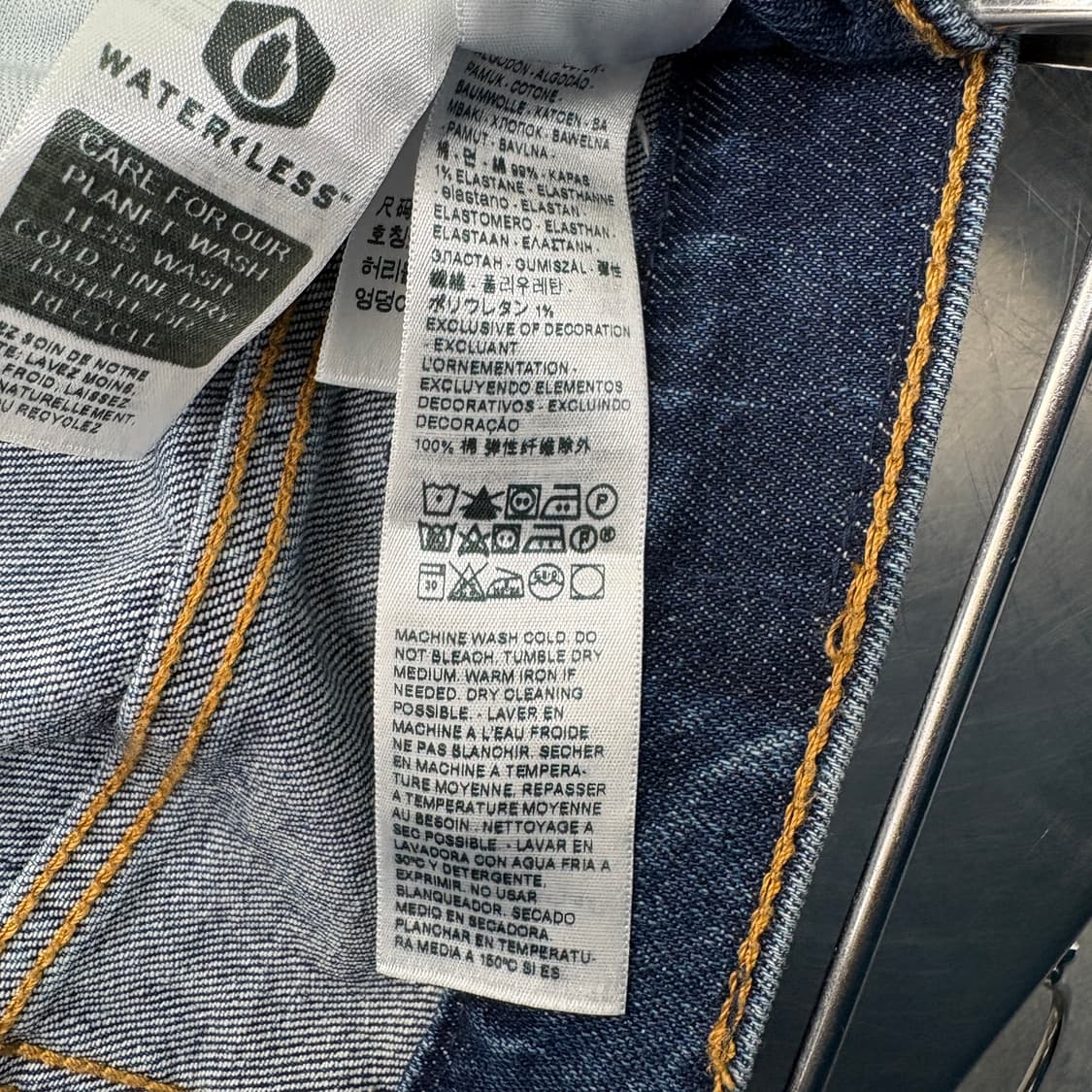 리바이스502 청바지 남성 데님 팬츠 허리32in 상품이미지5