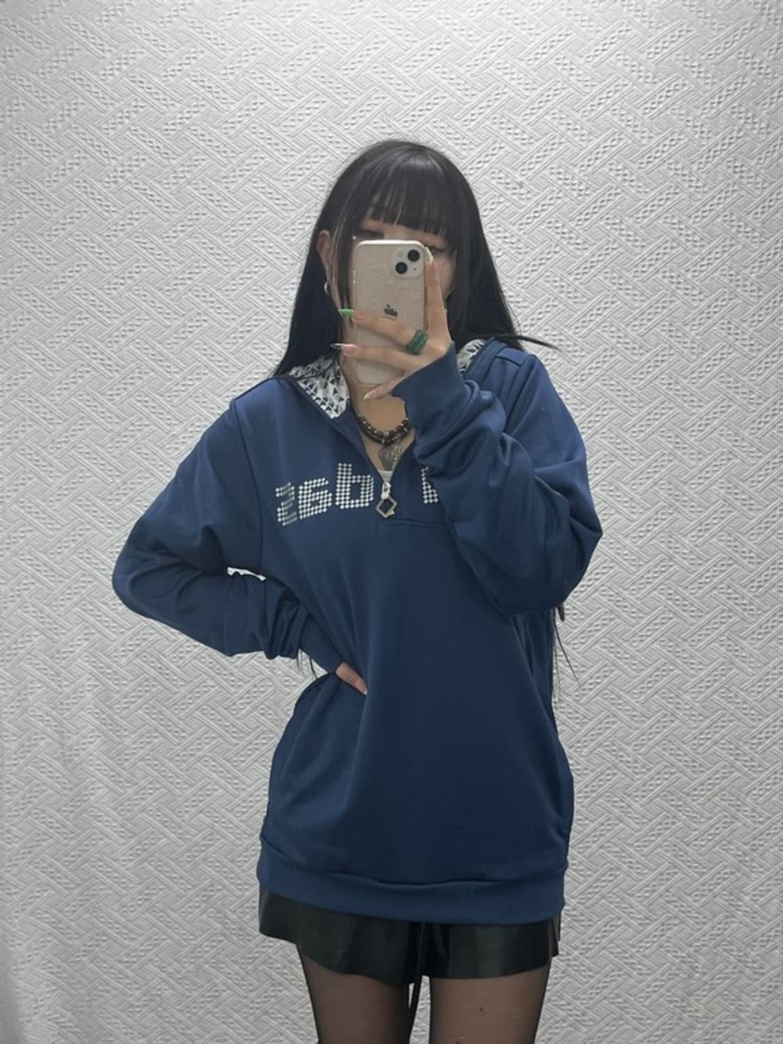 아디다스 올드스쿨 에스닉 패턴로고 반집업 져지 집업 L C09150 상품이미지2