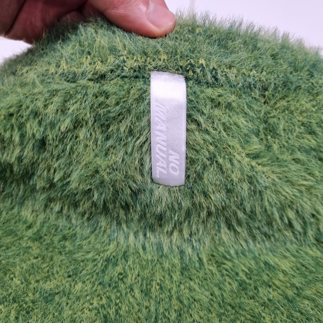 노메뉴얼 헤어리 크롭 니트 - XL 상품이미지8