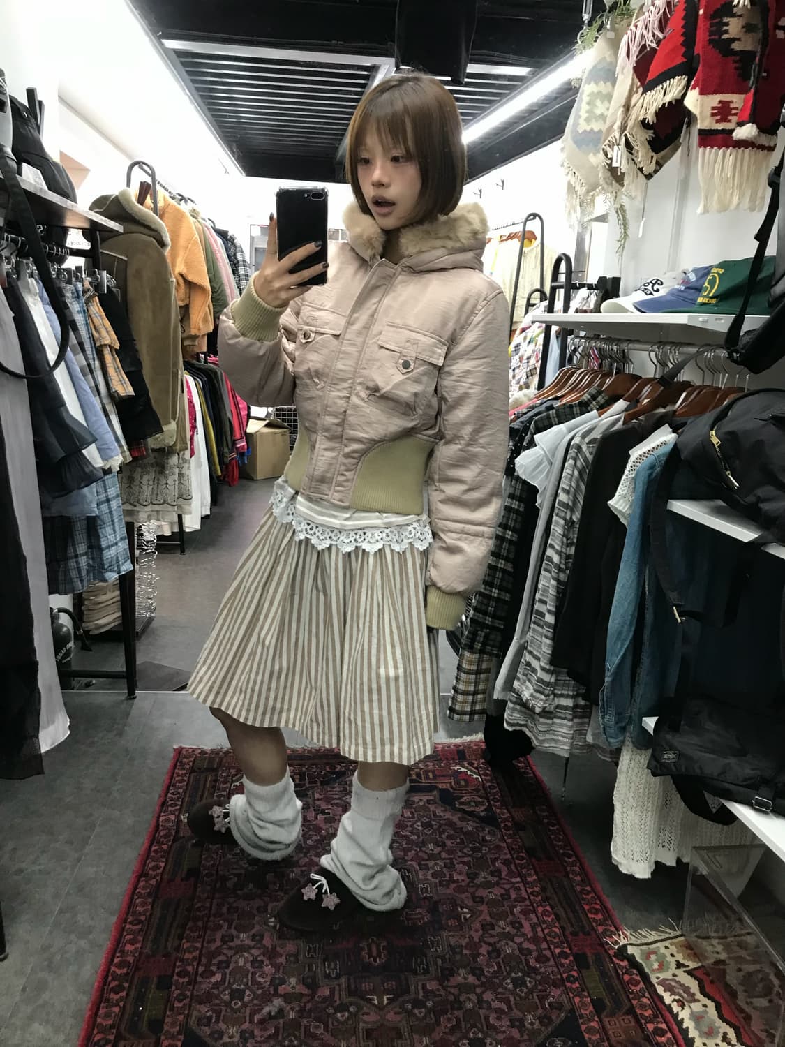 No. 핑크 베이지 코디 Set 상품이미지2