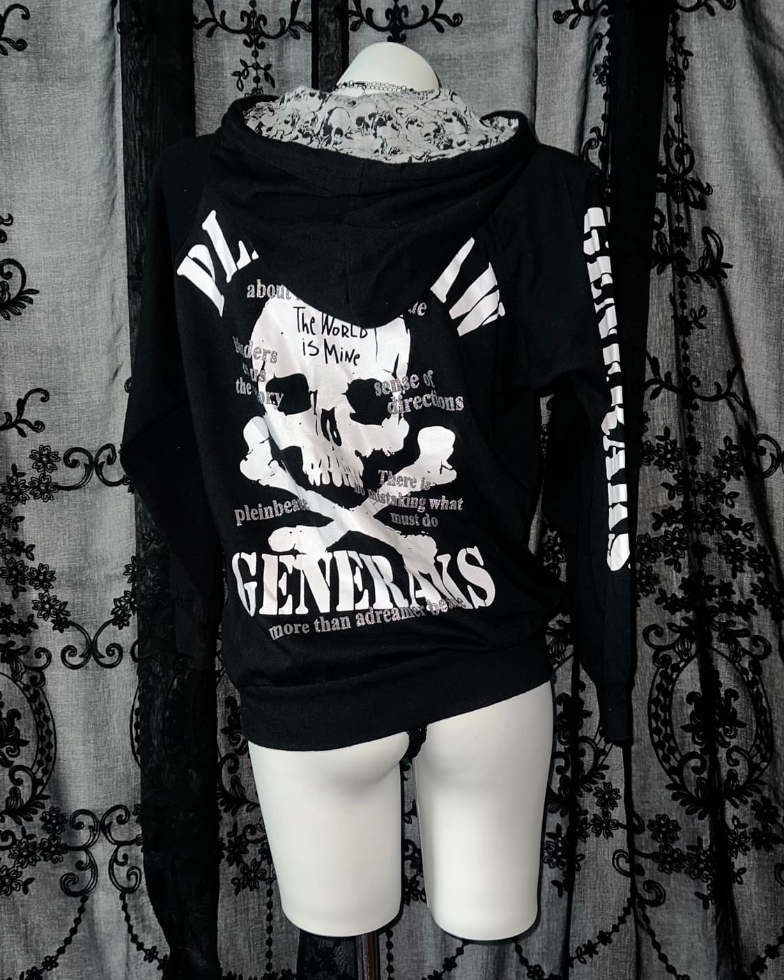 punk hooded zip-up 상품이미지1