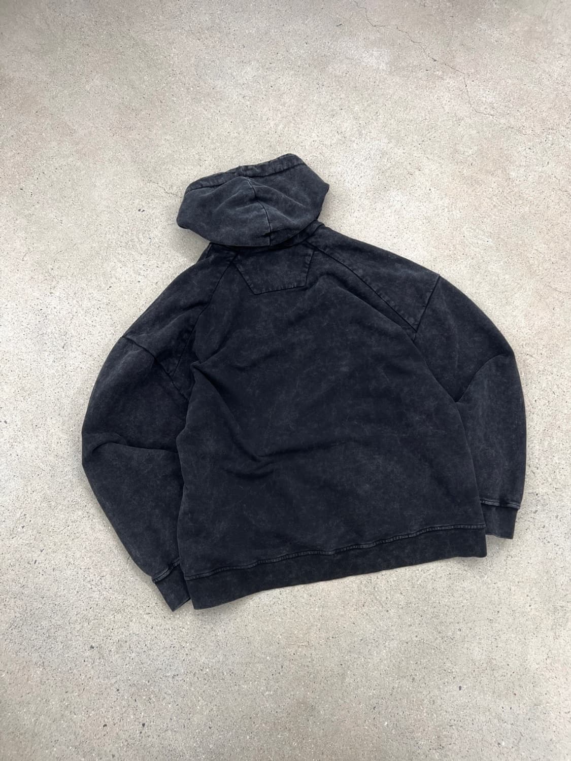 준지 24ss 가먼트다잉 루즈핏 후드 티셔츠 상품이미지3