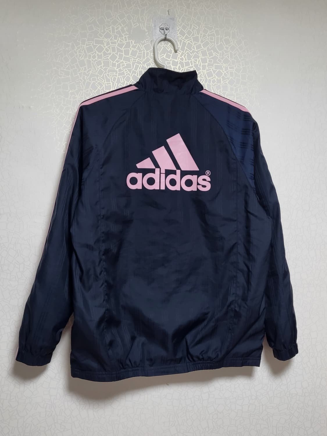 아디다스 네이비 핑크 바람막이 M 상품이미지2