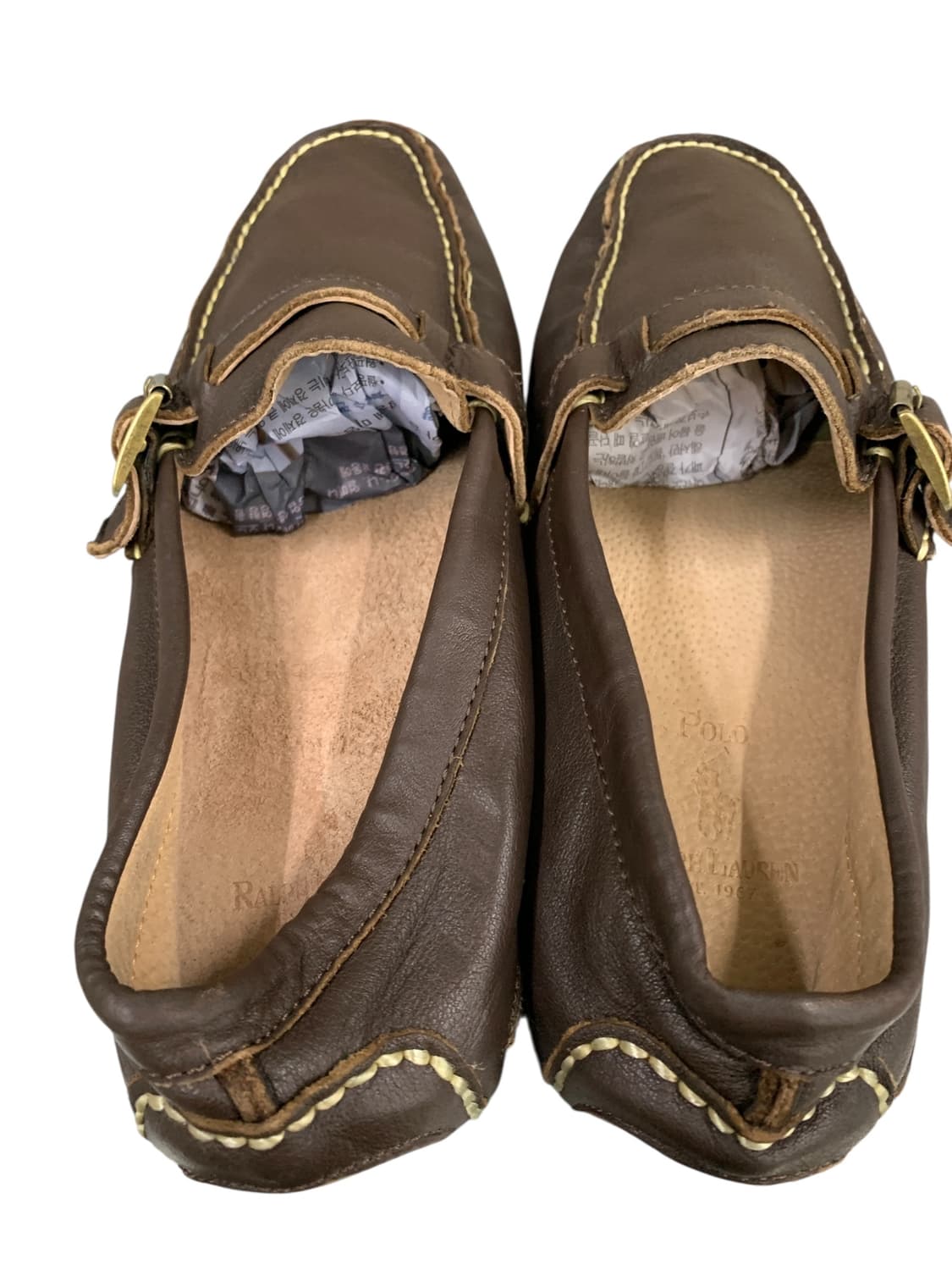 폴로랄프로렌 아클리버클 로퍼 다크 브라운 9D(270) (Gr-3203) 상품이미지8