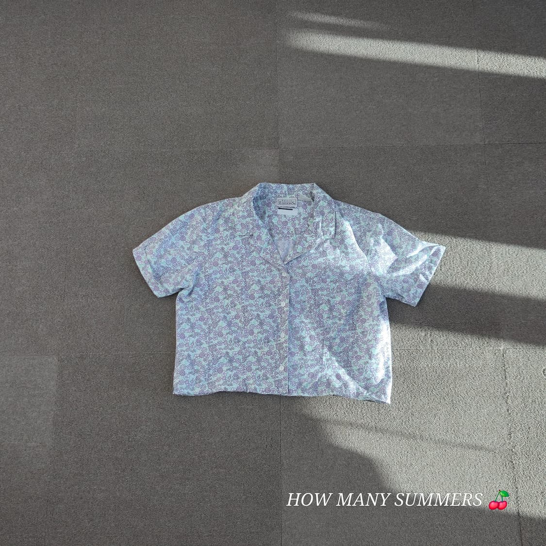 Basic Editions 플라워 패턴 반팔 셔츠 상품이미지1