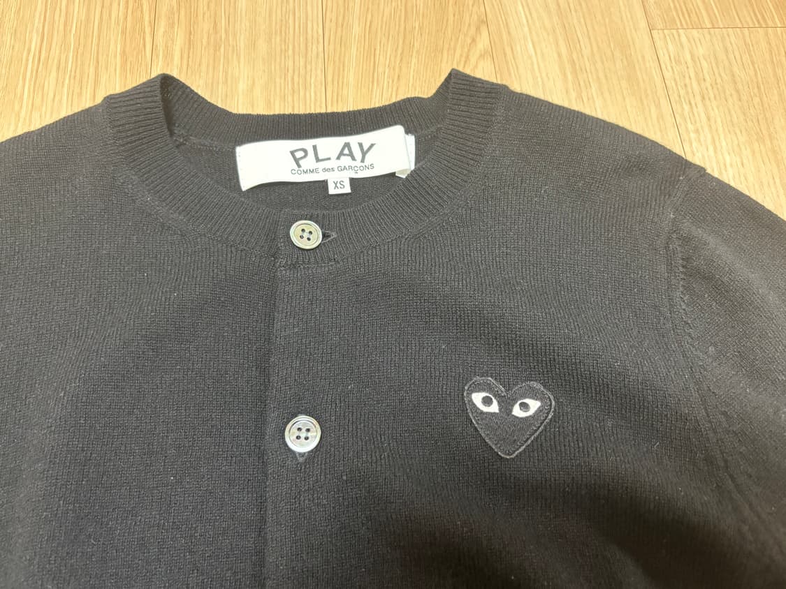 꼼데가르송 블랙 가디건 XS 상품이미지2