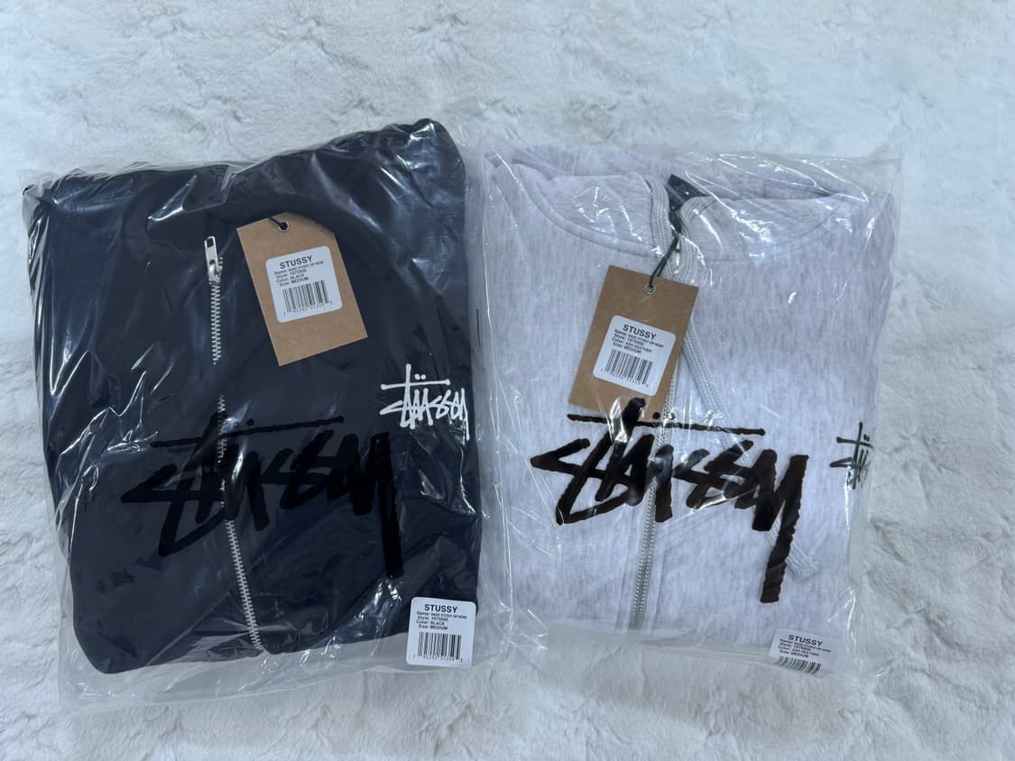 스투시 베이직 후드집업 (( 새상품 )) 기모 상품이미지2