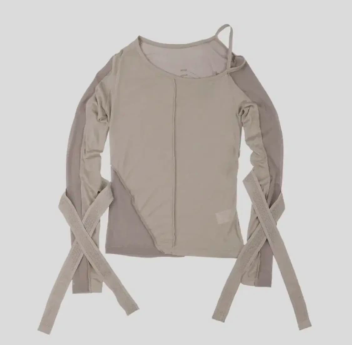 오호스 밴디지 매쉬 티 Bandage Mesh T-shirt 상품이미지1