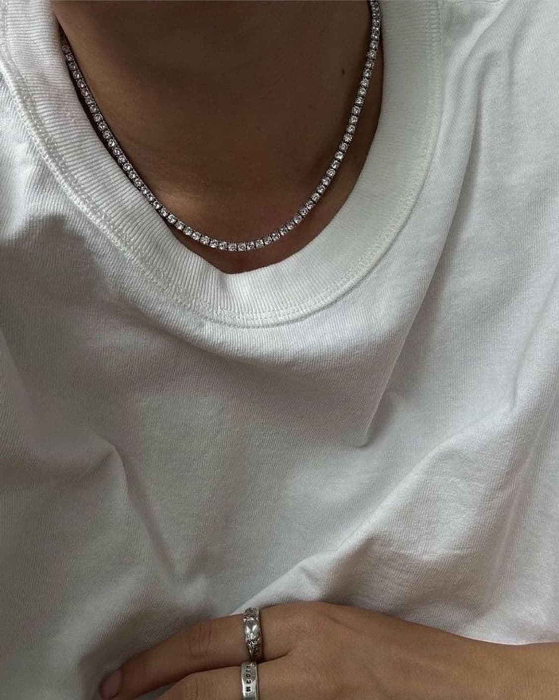 447 디올 빈티지 테니스 목걸이 / 정품 업사이클링 상품이미지2