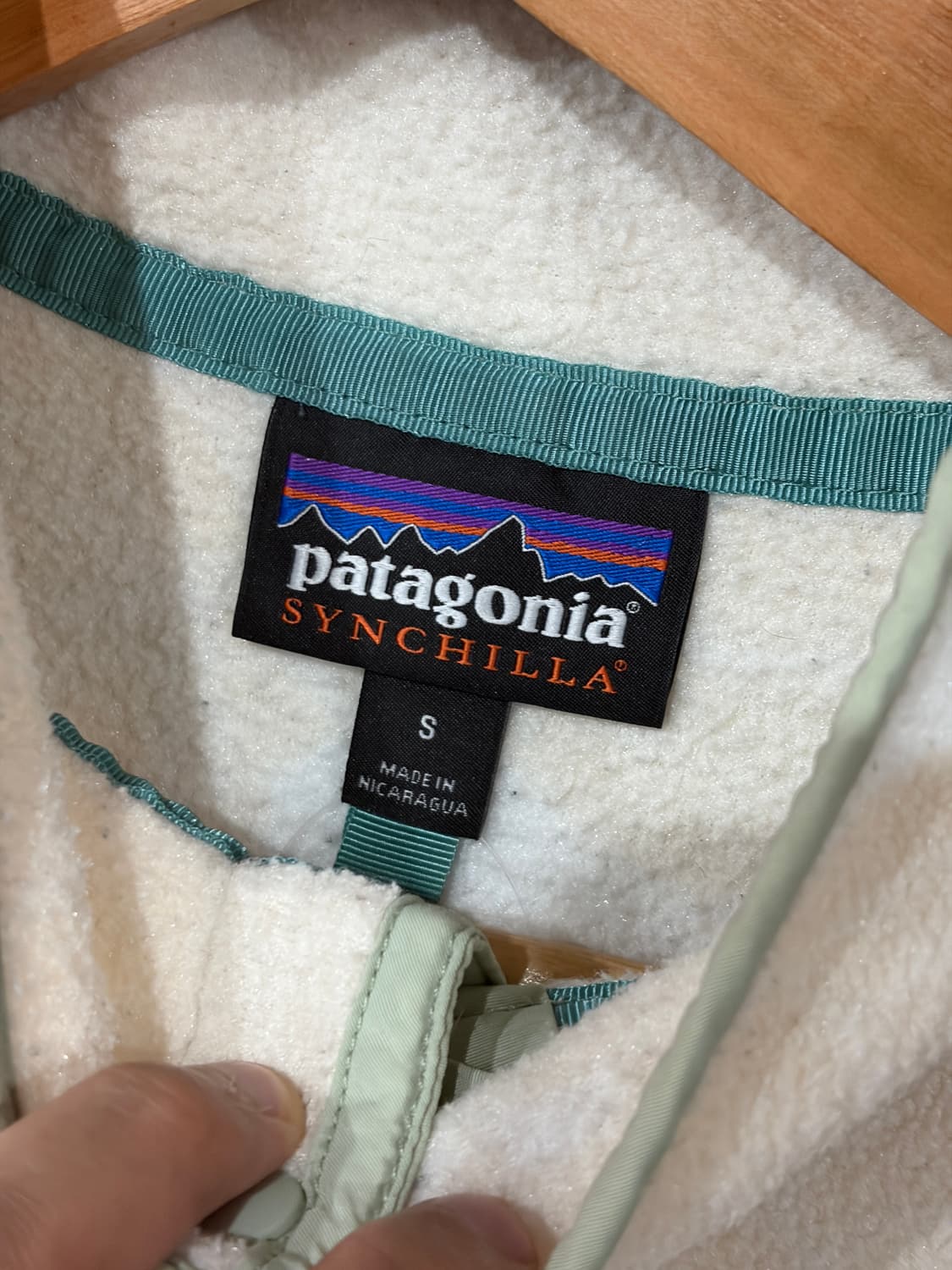 J6 파타고니아 신칠라 리프 스냅T 플리스 S 상품이미지3