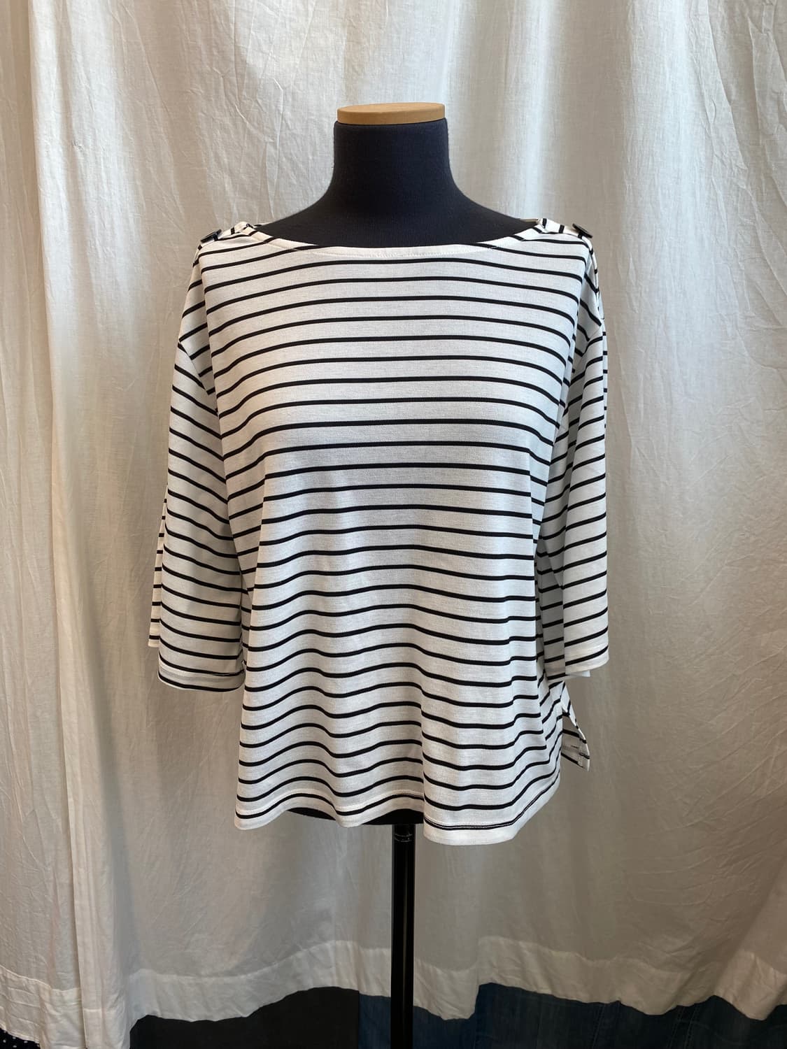 HK WORKSLONDON 스트라이프 반팔티셔츠(M-L) 상품이미지1