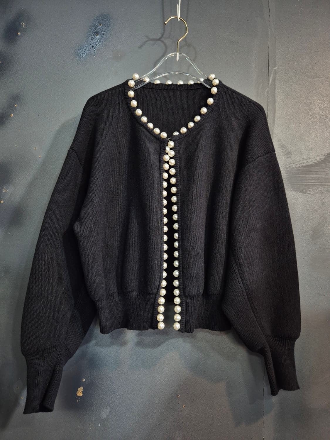 진주장식 가디건 55 66 상품이미지1