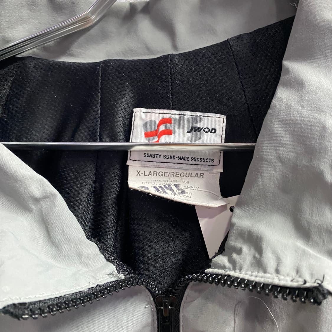 미군 ARMY 그레이 바람막이 B4342 상품이미지3