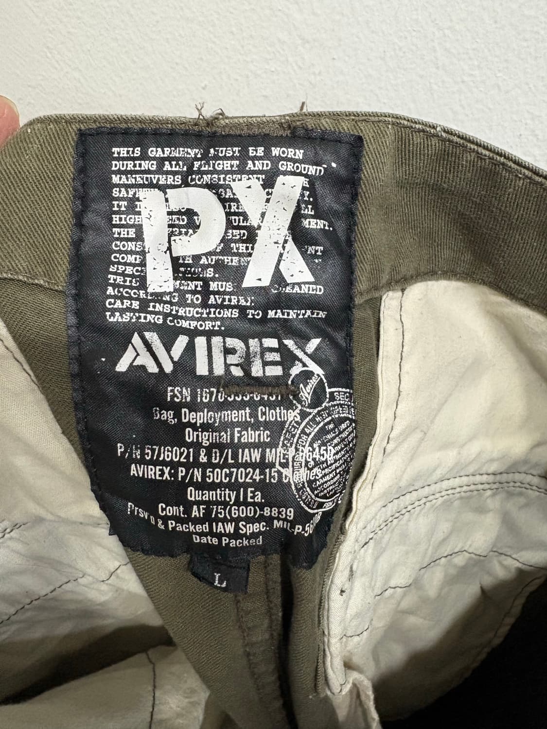 avirex 아비렉스 카고반바지 상품이미지7