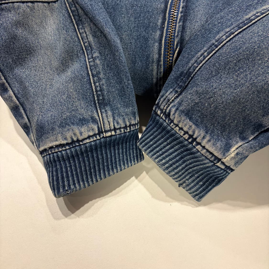 [L] 80s 리바이스 한주통산 빈티지 데님 블루종 자켓 D38 상품이미지6