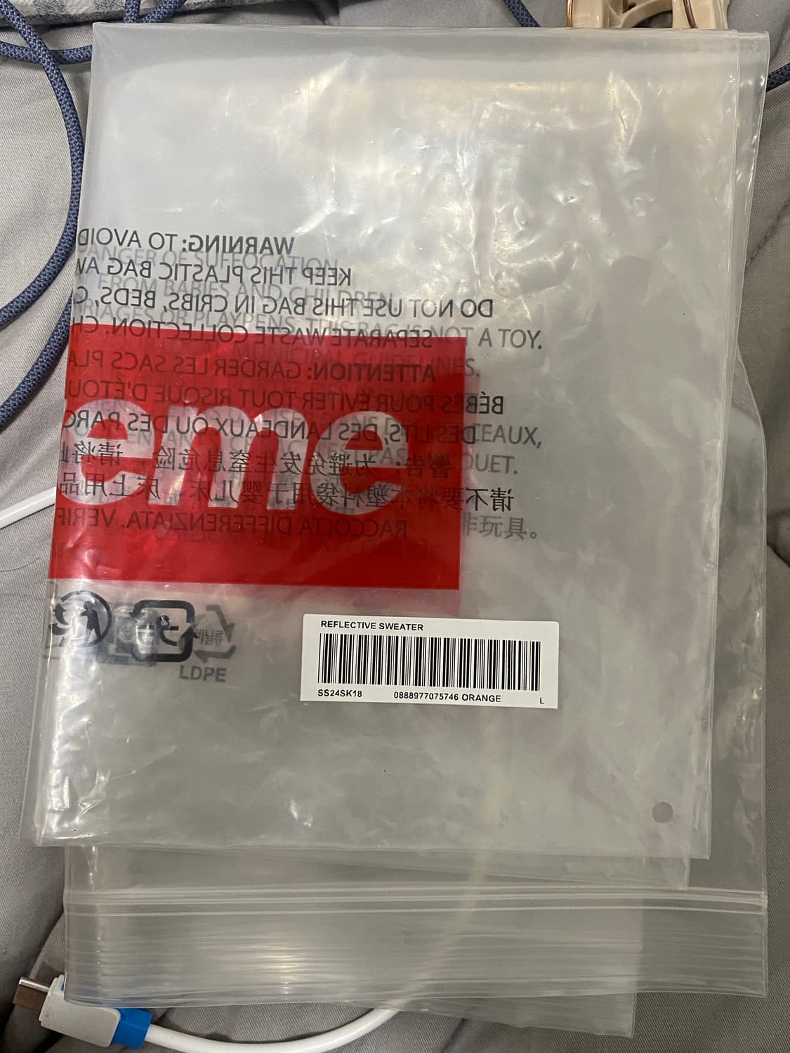 슈프림 박스로고 후드 L 애쉬 그레이 상품이미지5