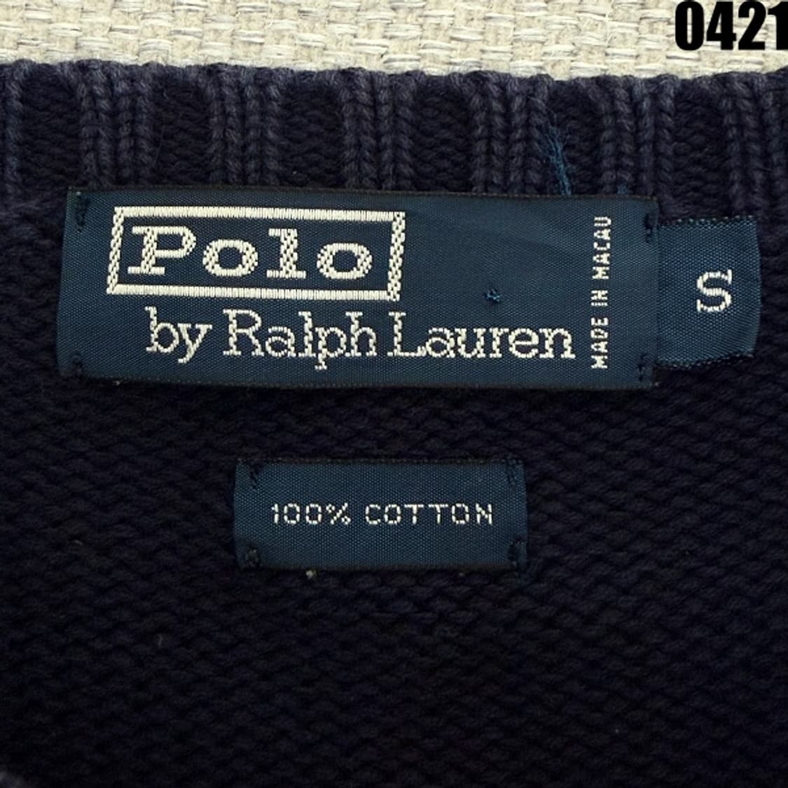 Polo by Ralph Lauren 스트라이프 코튼 니트 S 0421 상품이미지4