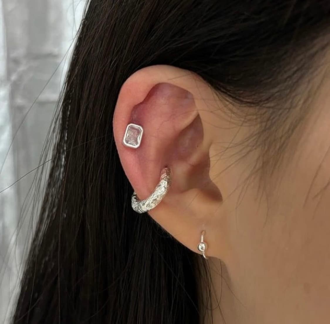 니들즈 NEEDLES [실버925] 매트 포일 원터치 링 상품이미지1