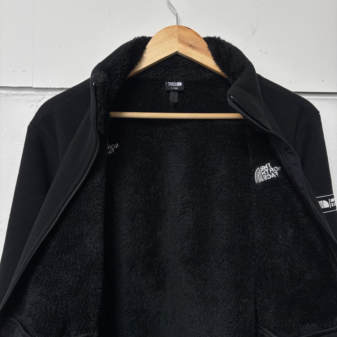 노스페이스 블랙 퍼리 플리스 자켓 상품이미지6