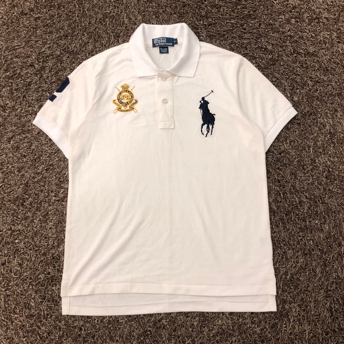 폴로 랄프로렌 빅포니 치프키프 화이트 PK 카라 반팔 티셔츠 상품이미지1