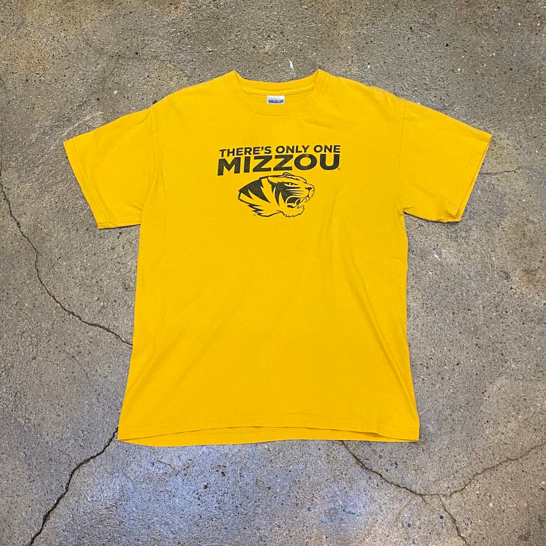 미국 빈티지 미주리 MIZZOU 타이거 프린팅 반팔티 상품이미지1