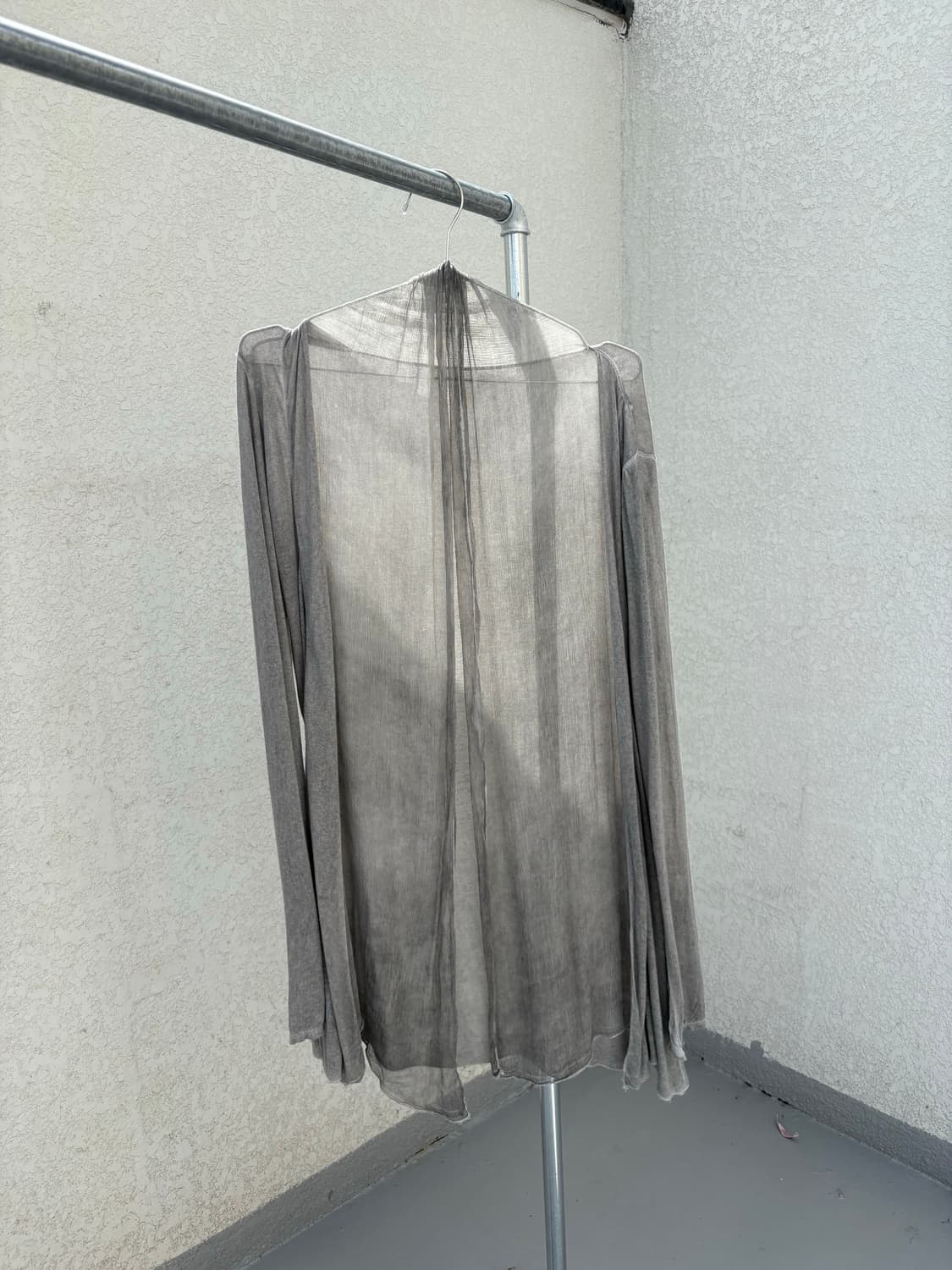 21 grey see-through cardigan 상품이미지1