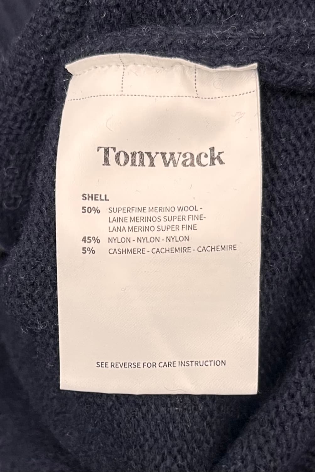 토니웩 Tonywack 아가일 브이넥 니트 L 상품이미지3