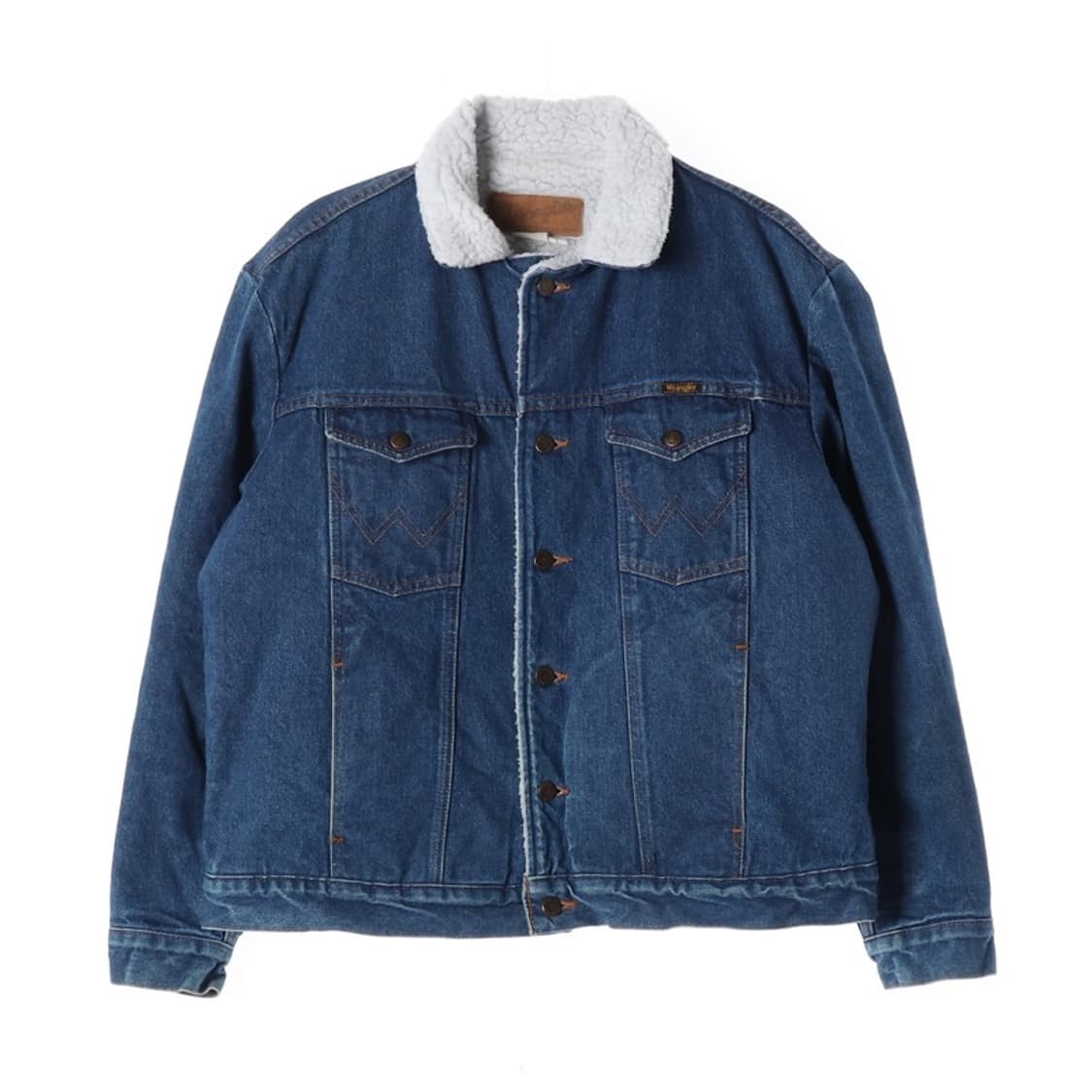 랭글러 빈티지 쉐르파 데님 트러커 자켓 상품이미지1