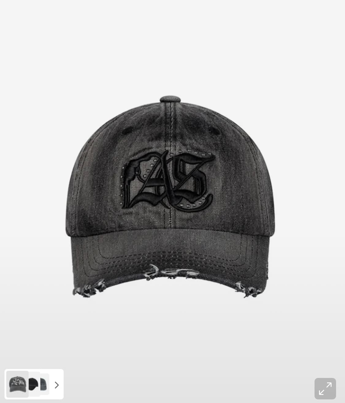 2000아카이브스 AS 워시드 데님 캡 볼캡 모자 상품이미지1