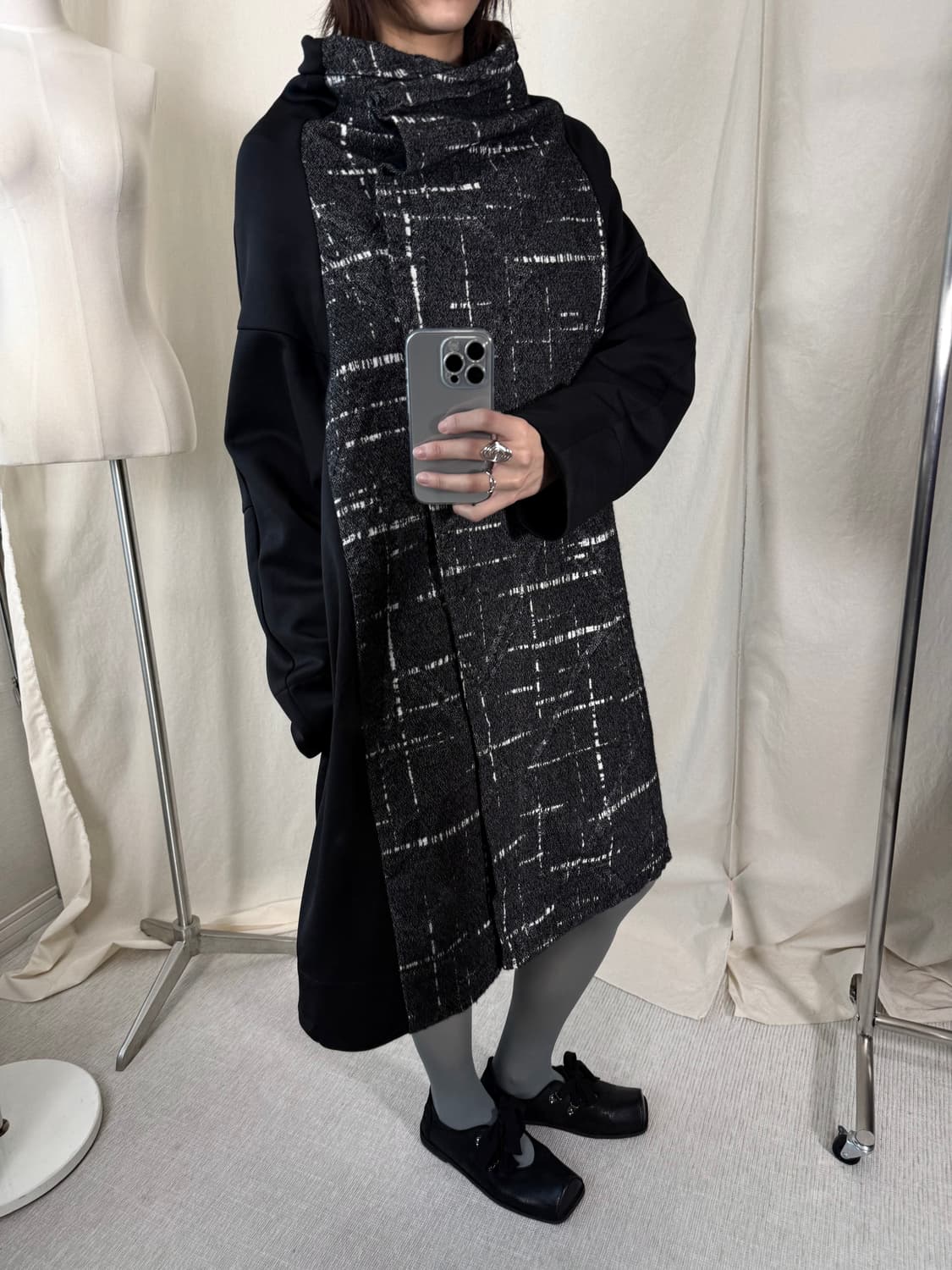 Moyuru 아트디자인 코트 상품이미지2