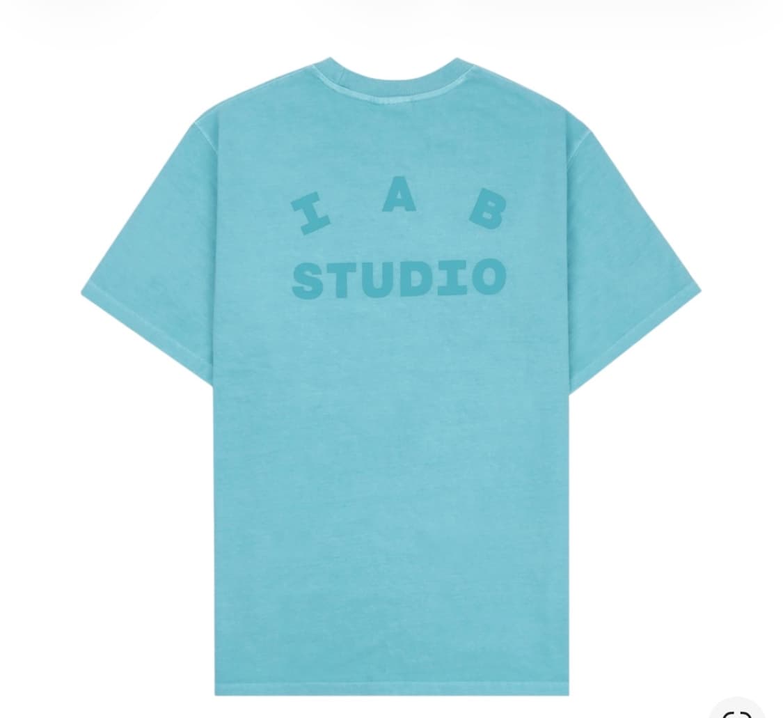 아이앱 스튜디오 피그먼트 반팔티셔츠 시안 XL 상품이미지1