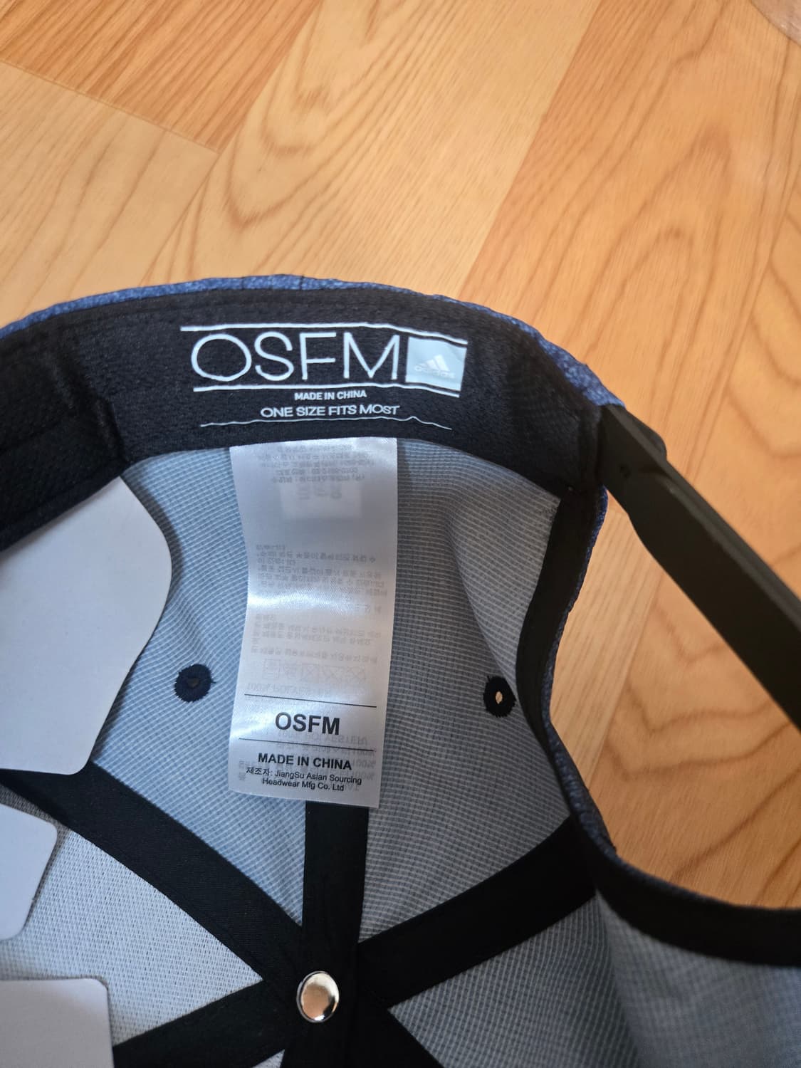 아디다스 네이비 볼캡 모자(새상품) 상품이미지5