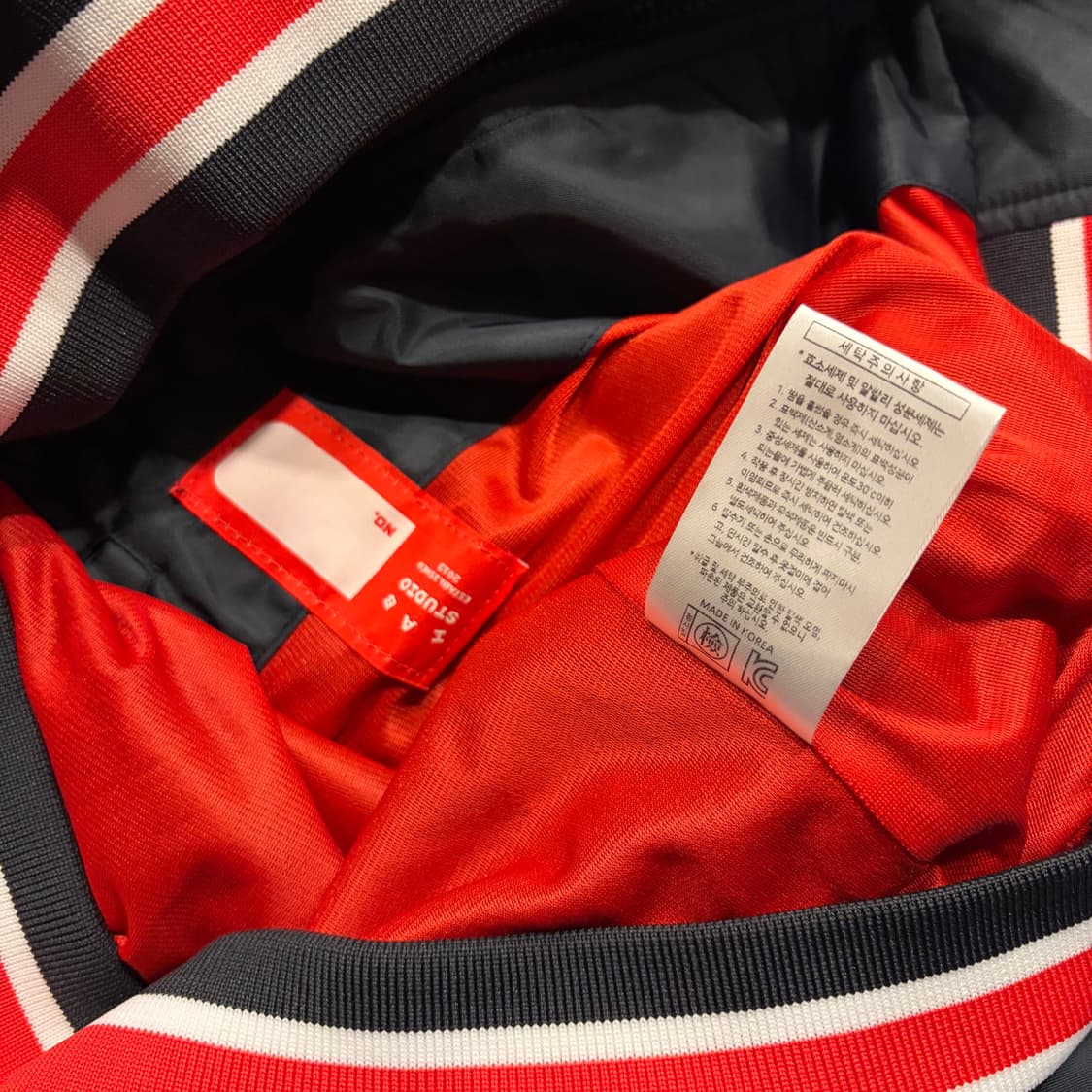 [M] 아이앱스튜디오 기아 타이거즈 야구 점퍼 바시티 자켓 D443 상품이미지7