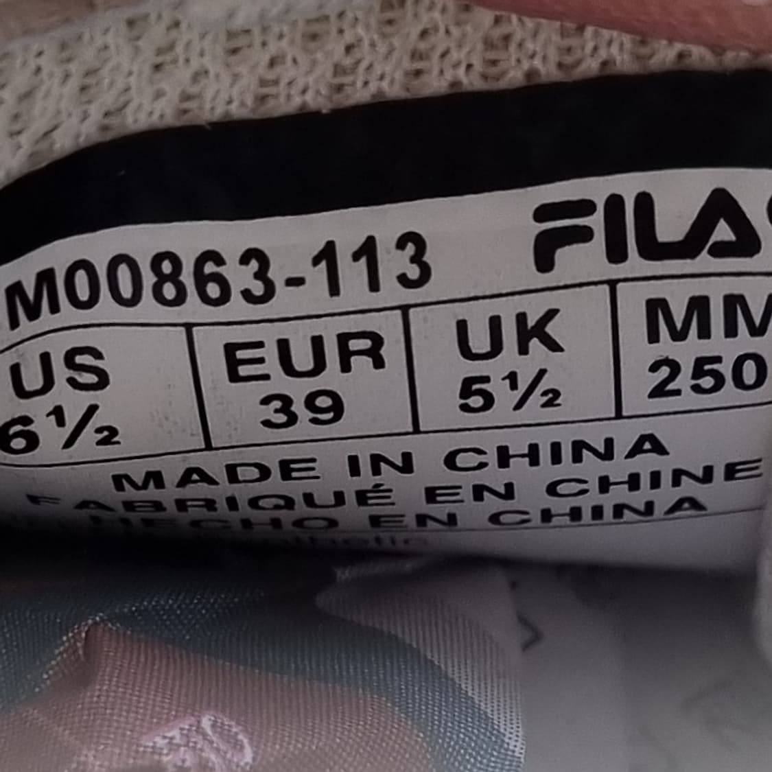 휠라 디스럽터2 운동화250  상품이미지6