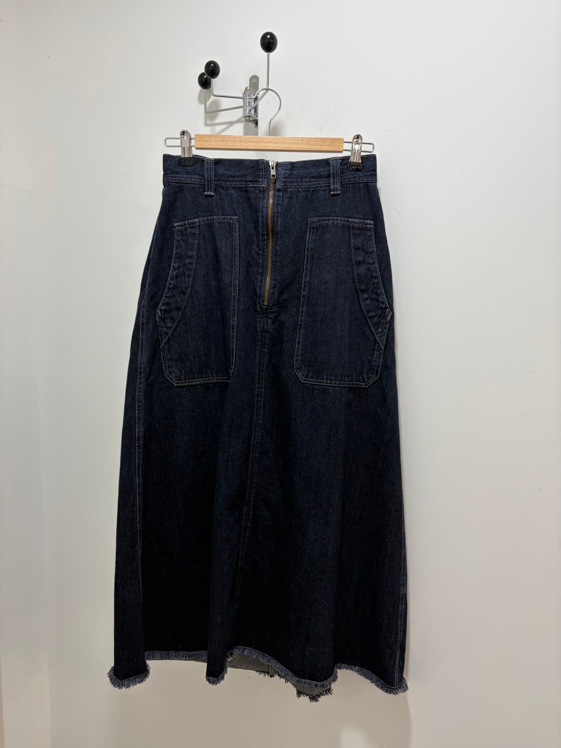 NIKO AND 니코앤드 프린지 데님 스커트 치마 상품이미지3