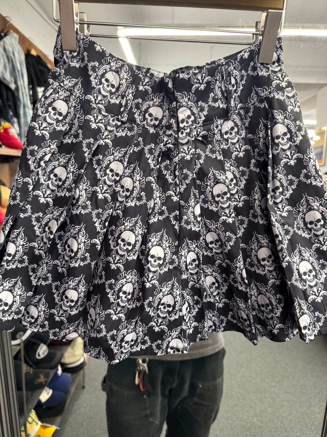 ROMWE 빈티지 스컬 미니스커트 상품이미지4