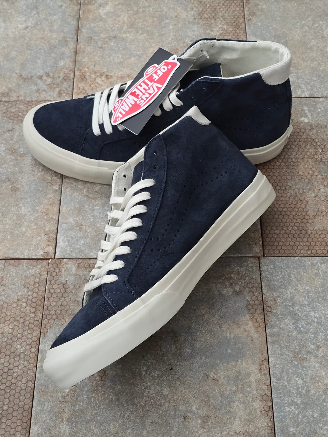 (255)반스 코트 미드 디럭스 네이비  상품이미지5