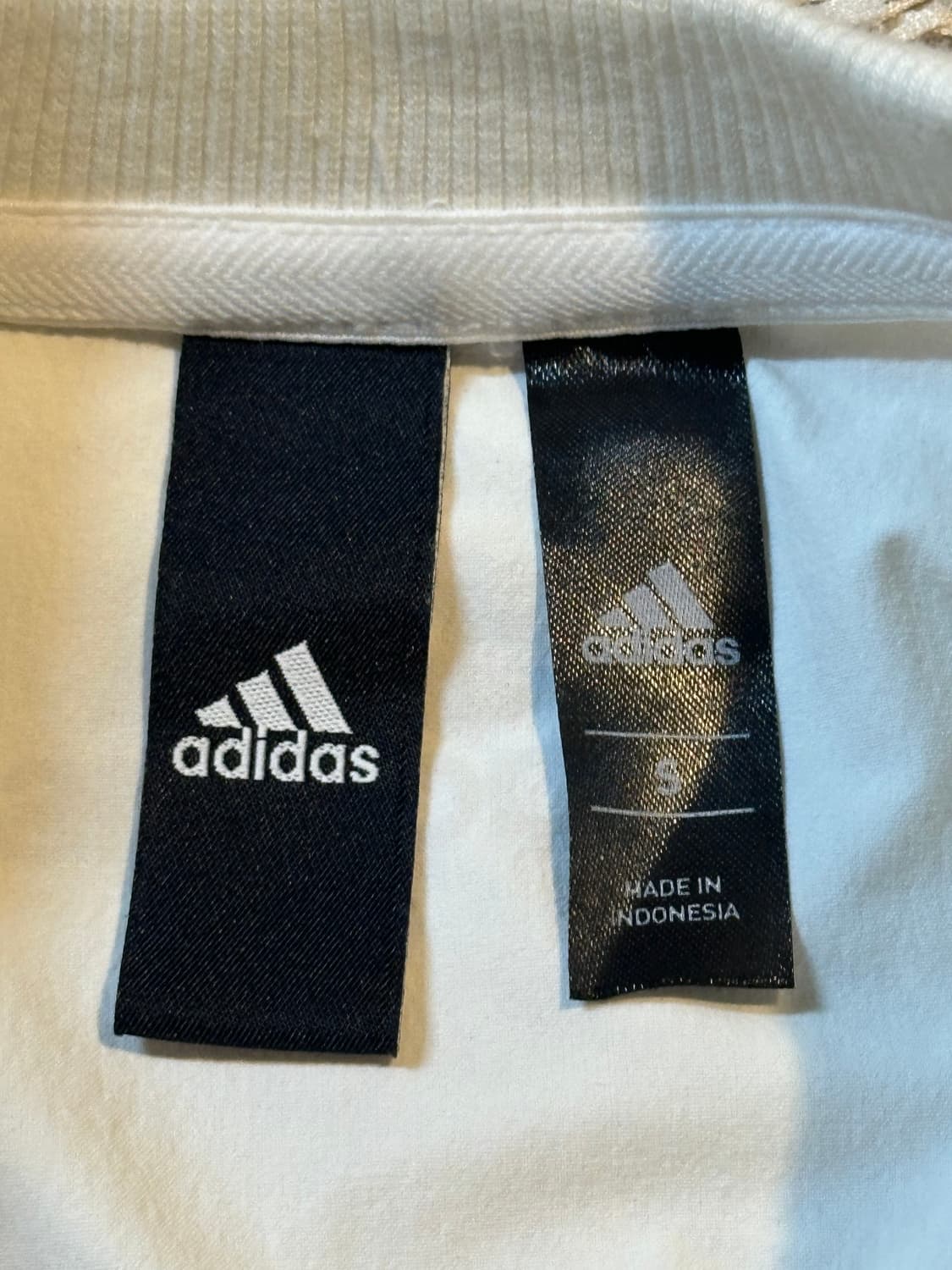 아디다스 삼각로고 사이드라인 웜업 화이트 상품이미지6