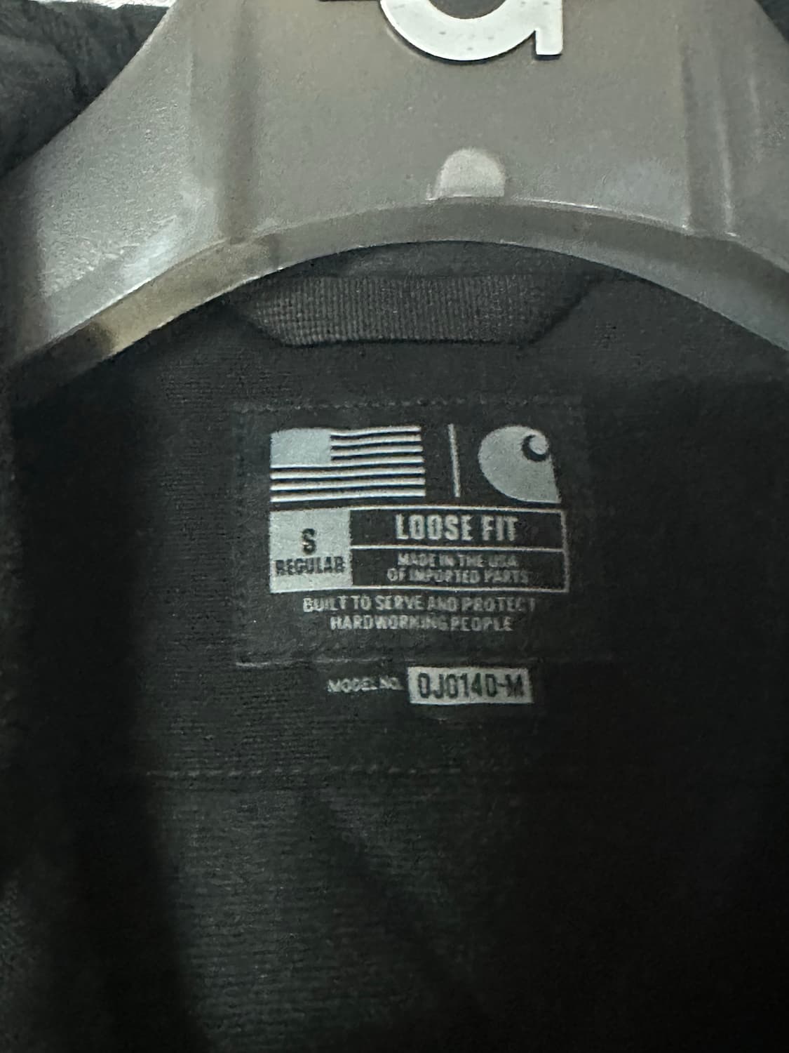 칼하트 액티브 자켓 j140 블랙 상품이미지5